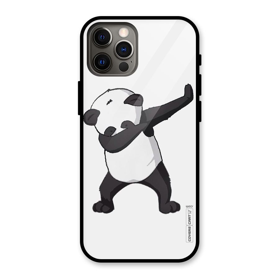 Dab Panda Shoot Glass Back Case for iPhone 12 Pro