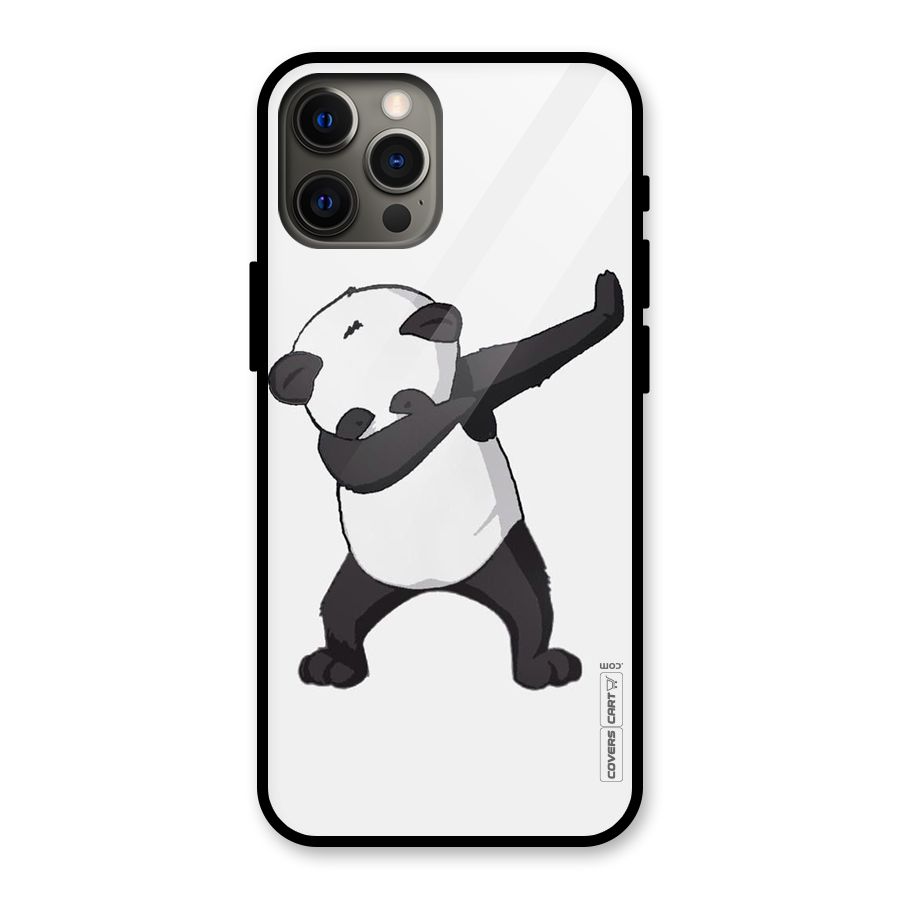 Dab Panda Shoot Glass Back Case for iPhone 12 Pro Max