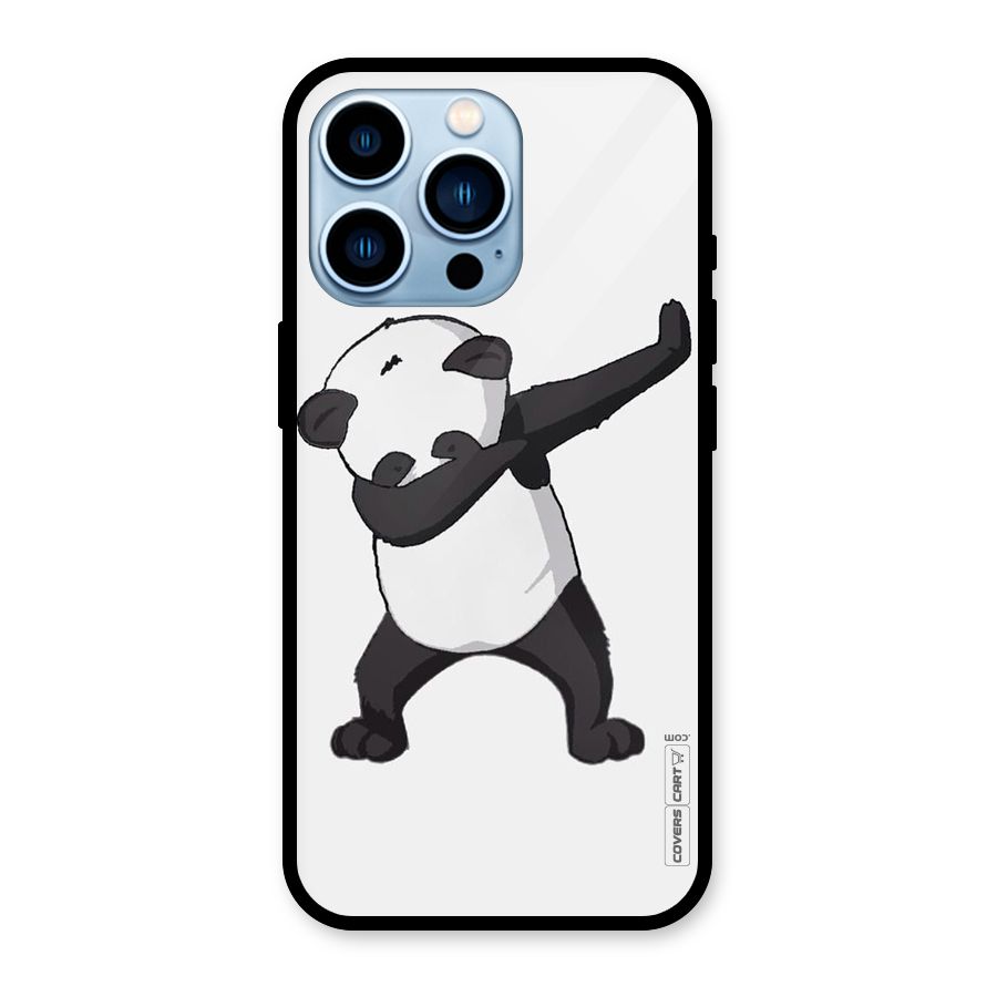Dab Panda Shoot Glass Back Case for iPhone 13 Pro