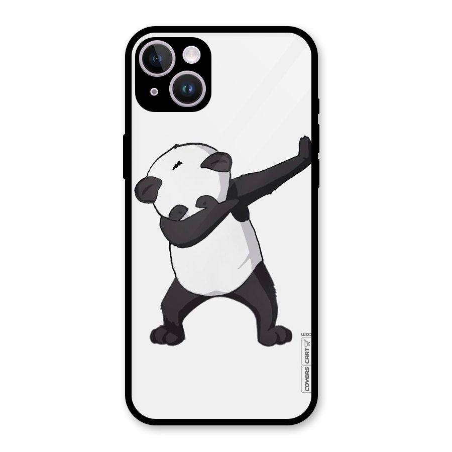 Dab Panda Shoot Glass Back Case for iPhone 14 Plus