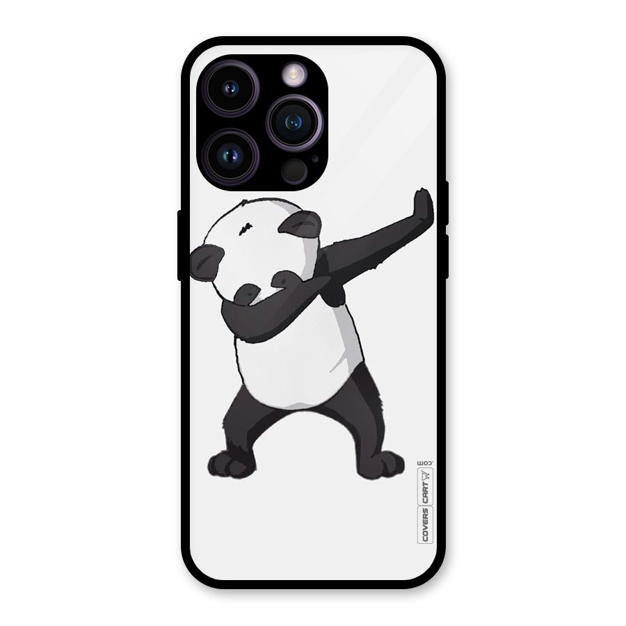 Dab Panda Shoot Glass Back Case for iPhone 14 Pro Max