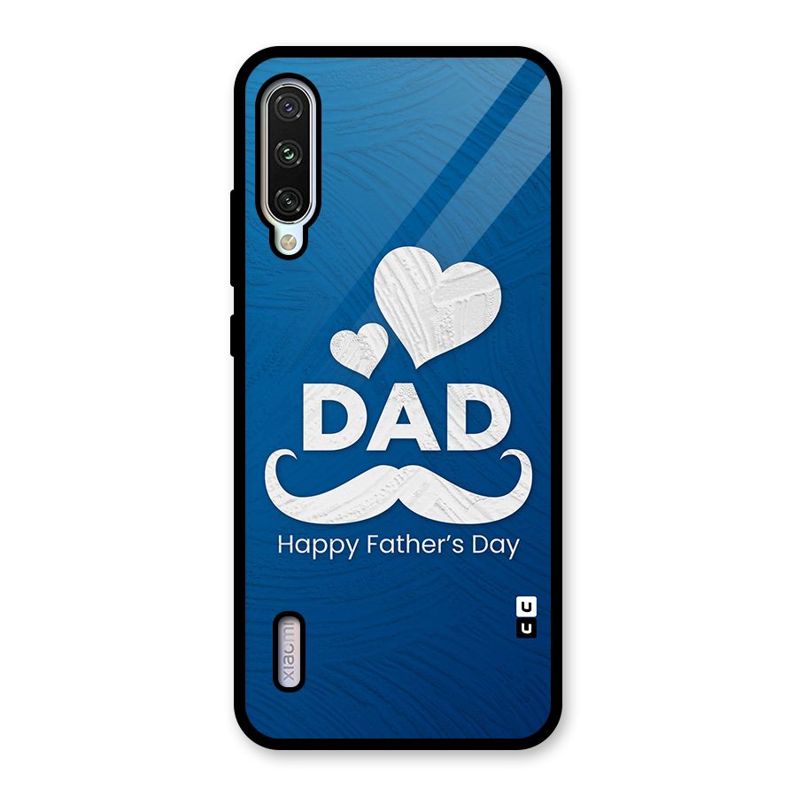 Dad Happy Fathers Day Glass Back Case for Mi A3