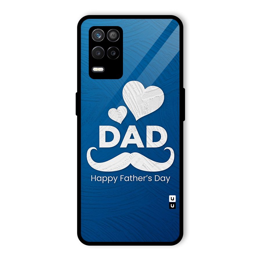 Dad Happy Fathers Day Glass Back Case for Realme 9 5G