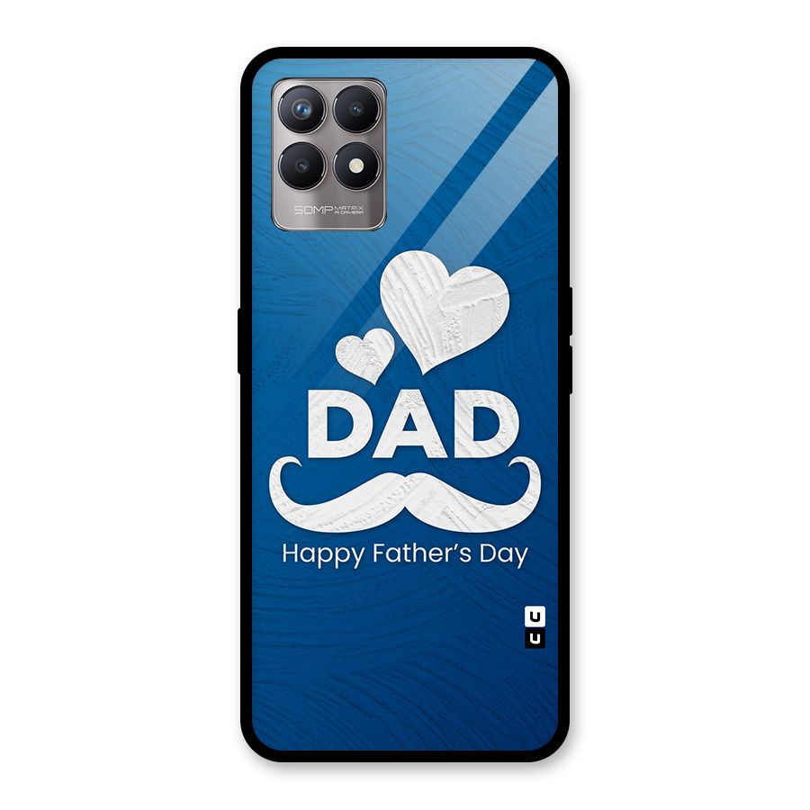 Dad Happy Fathers Day Glass Back Case for Realme Narzo 50