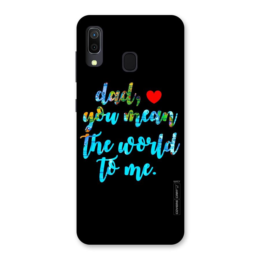 Dad You Mean World to Me Back Case for Galaxy M10s