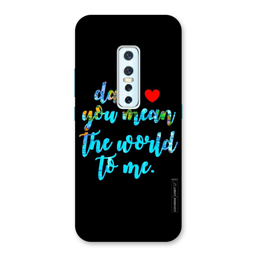 Dad You Mean World to Me Back Case for Vivo V17 Pro