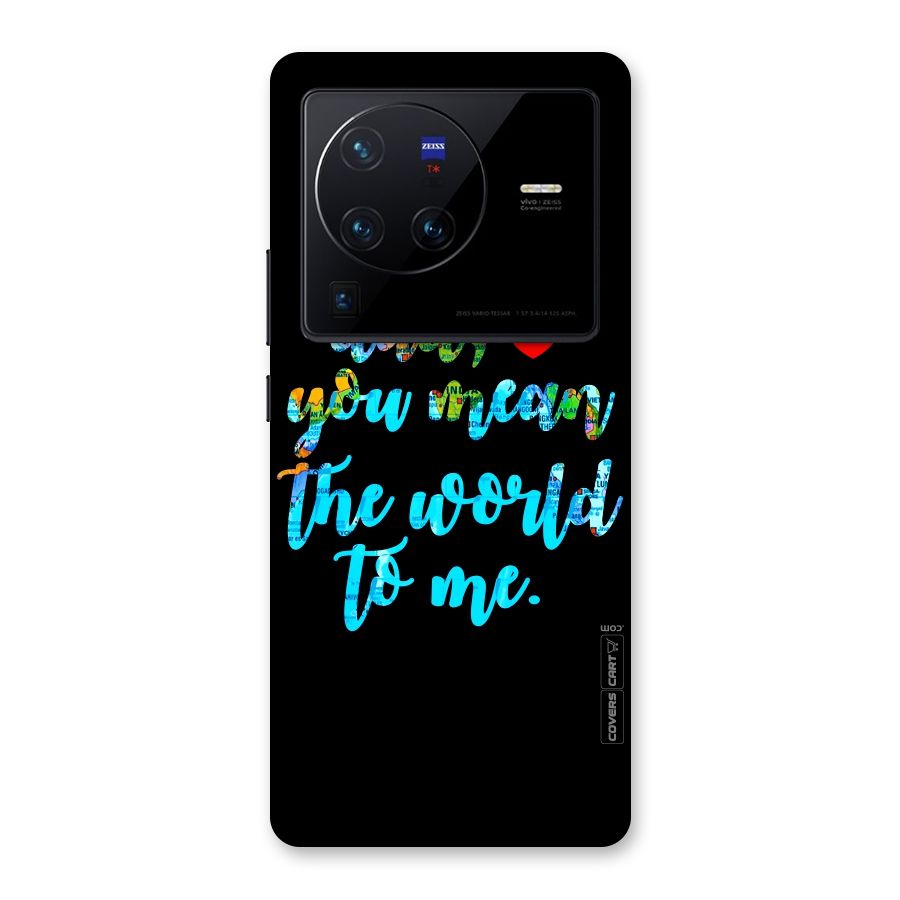 Dad You Mean World to Me Back Case for Vivo X80 Pro