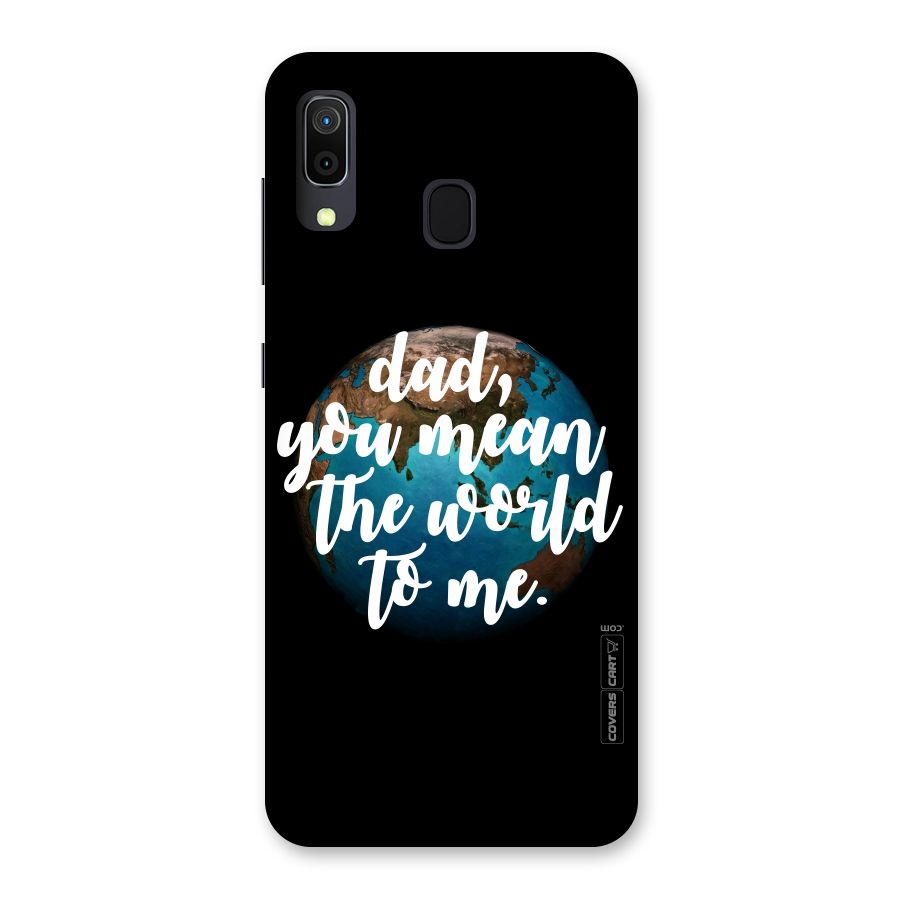 Dad You Mean World to Mes Back Case for Galaxy M10s