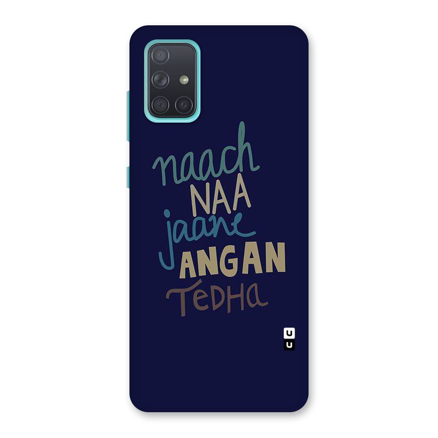 Dance Words Back Case for Galaxy A71