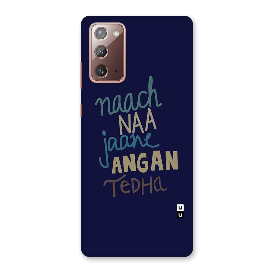 Dance Words Back Case for Galaxy Note 20