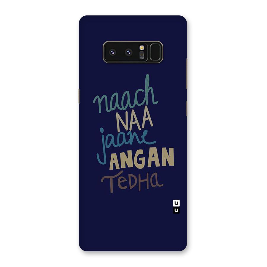 Dance Words Back Case for Galaxy Note 8