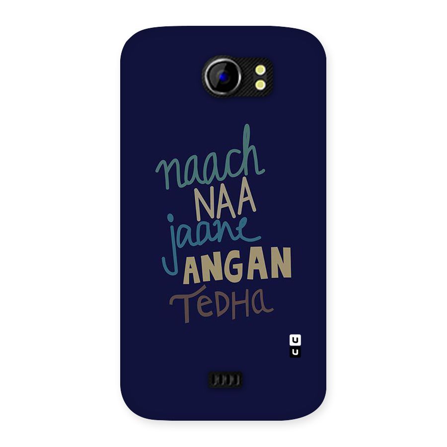 Dance Words Back Case for Micromax Canvas 2 A110