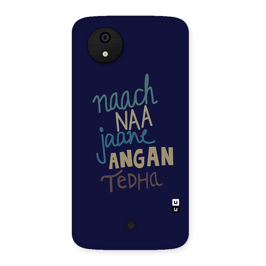 Dance Words Back Case for Micromax Canvas A1