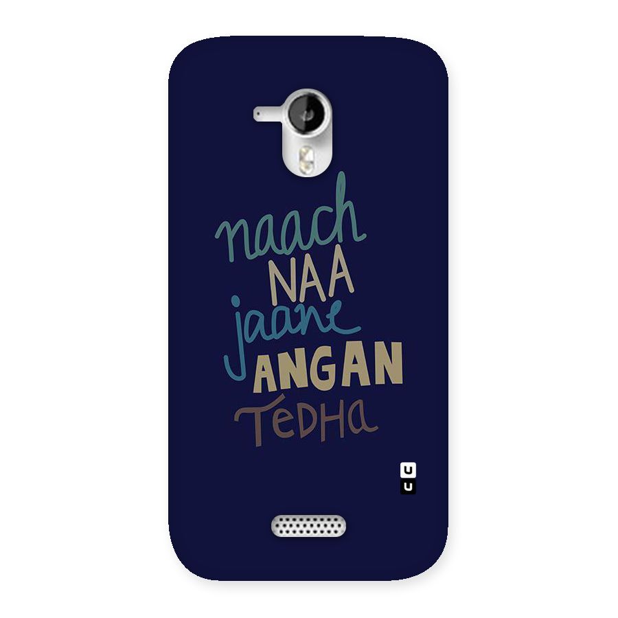 Dance Words Back Case for Micromax Canvas HD A116