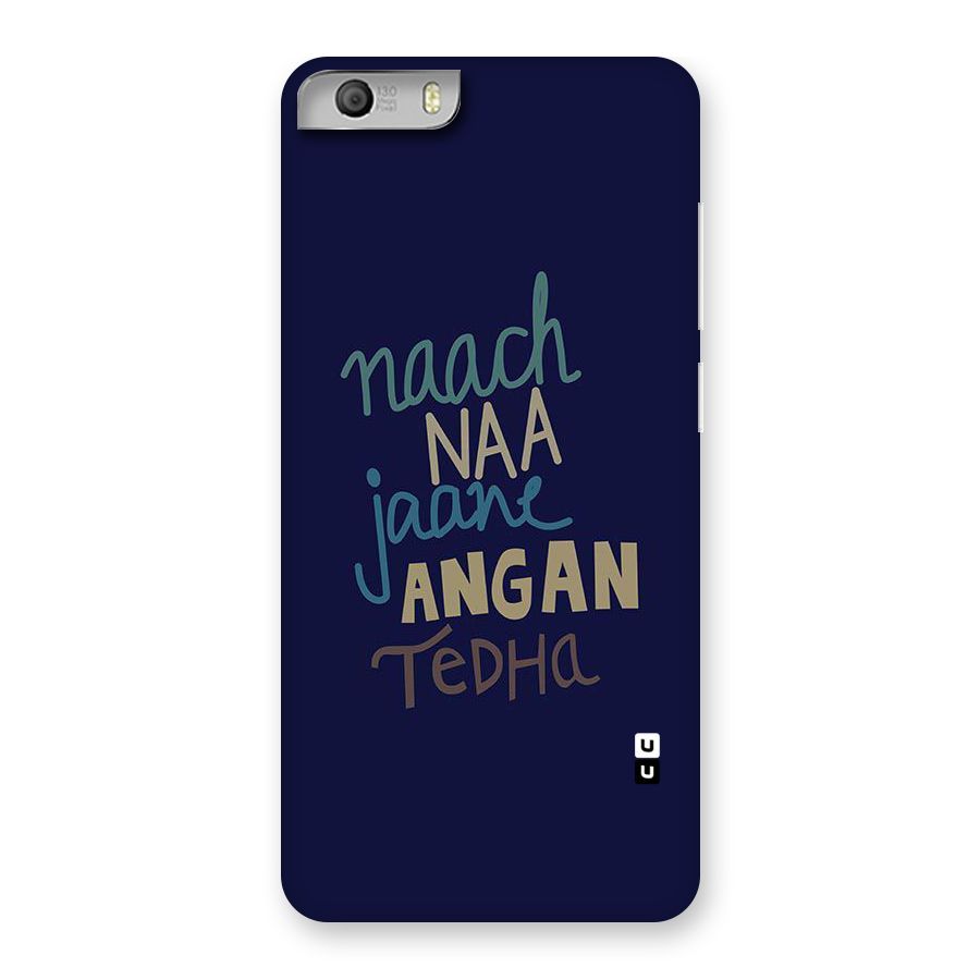 Dance Words Back Case for Micromax Canvas Knight 2