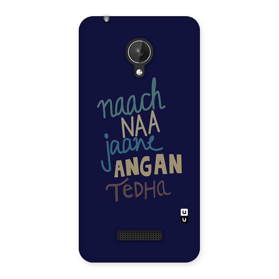 Dance Words Back Case for Micromax Canvas Spark Q380