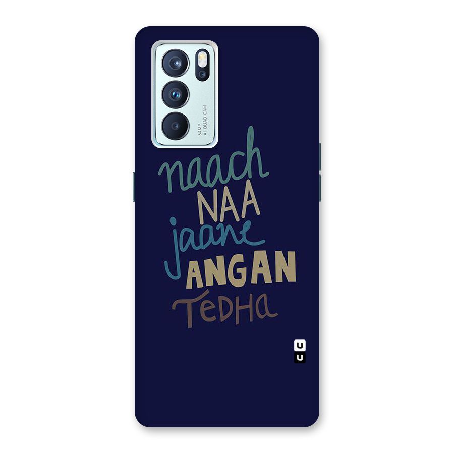Dance Words Back Case for Oppo Reno6 Pro 5G