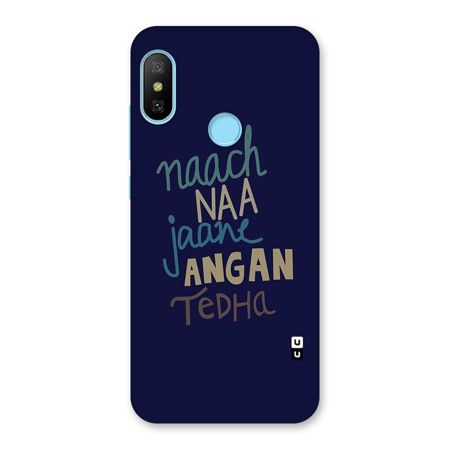 Dance Words Back Case for Redmi 6 Pro