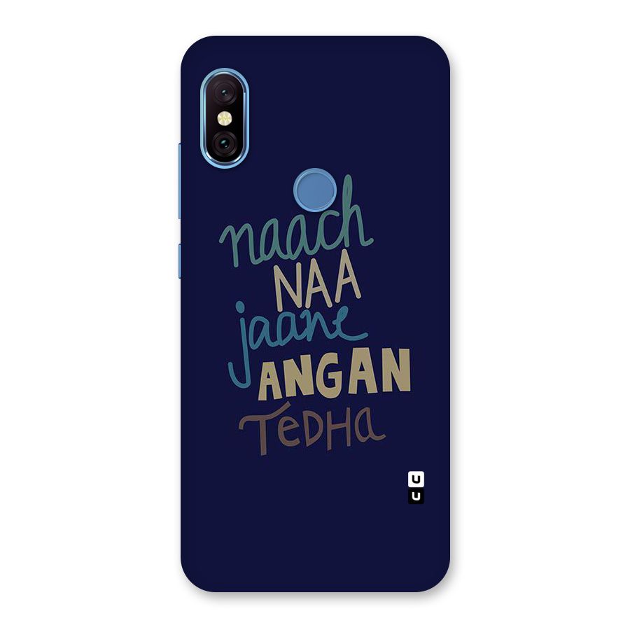 Dance Words Back Case for Redmi Note 6 Pro