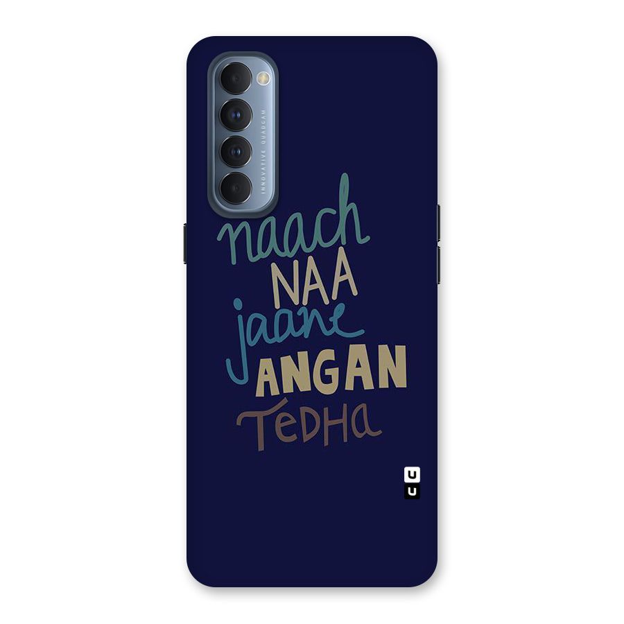 Dance Words Back Case for Reno4 Pro