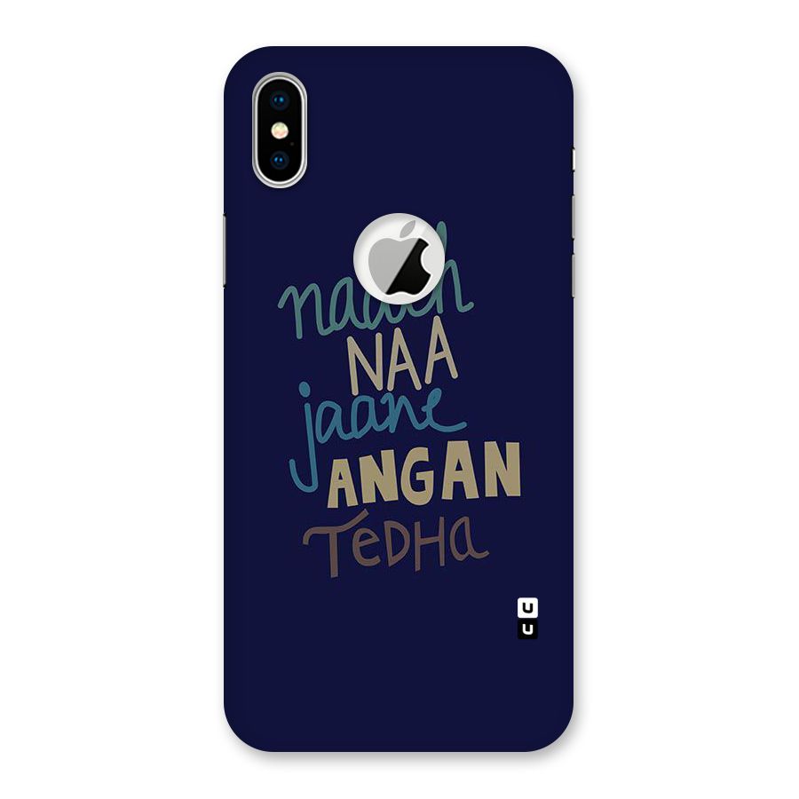Dance Words Back Case for iPhone X Logo Cut