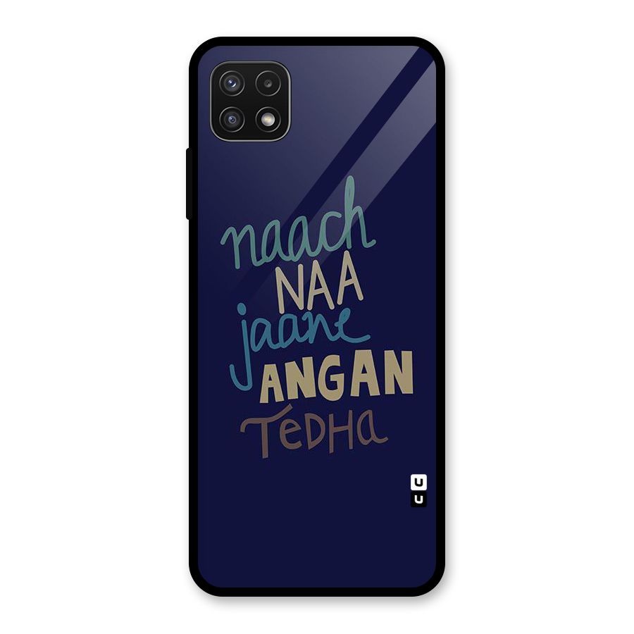 Dance Words Glass Back Case for Galaxy A22 5G