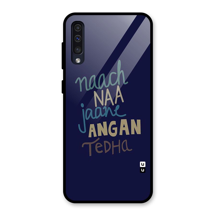 Dance Words Glass Back Case for Galaxy A30s
