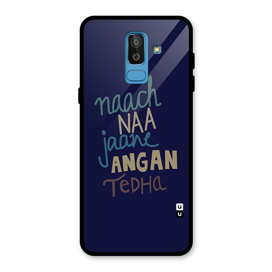 Dance Words Glass Back Case for Galaxy J8