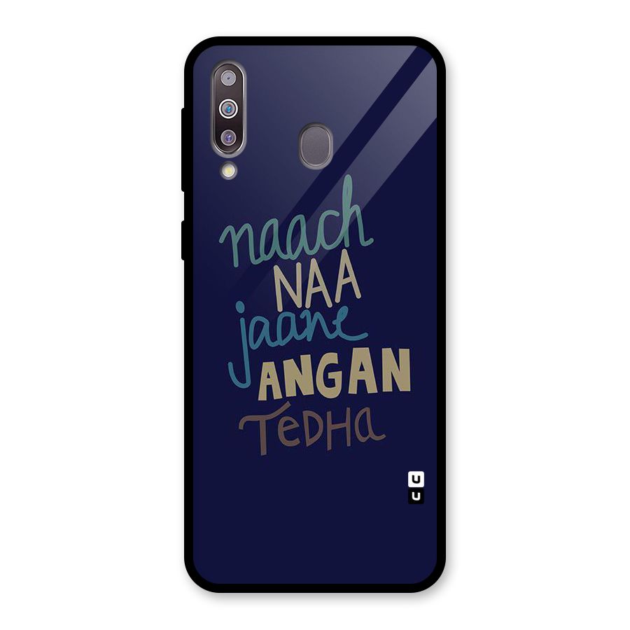 Dance Words Glass Back Case for Galaxy M30