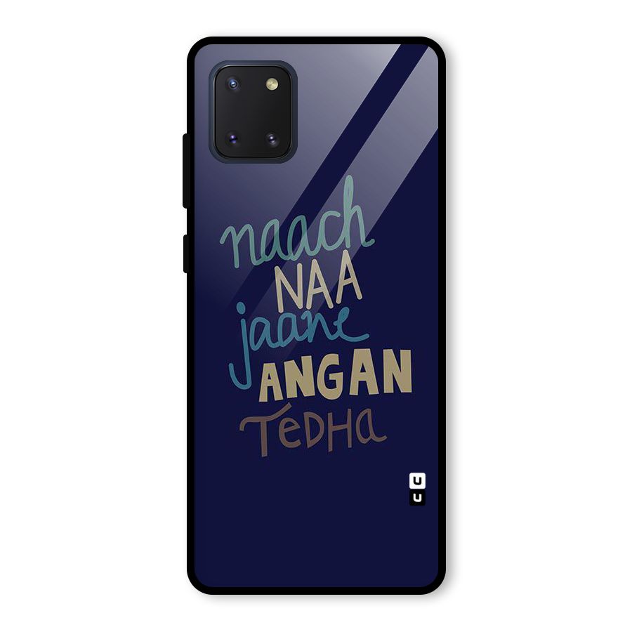 Dance Words Glass Back Case for Galaxy Note 10 Lite