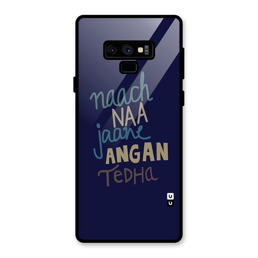 Dance Words Glass Back Case for Galaxy Note 9