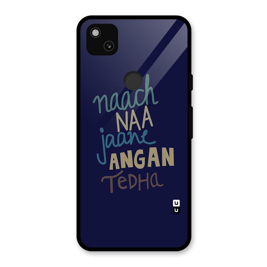 Dance Words Glass Back Case for Google Pixel 4a