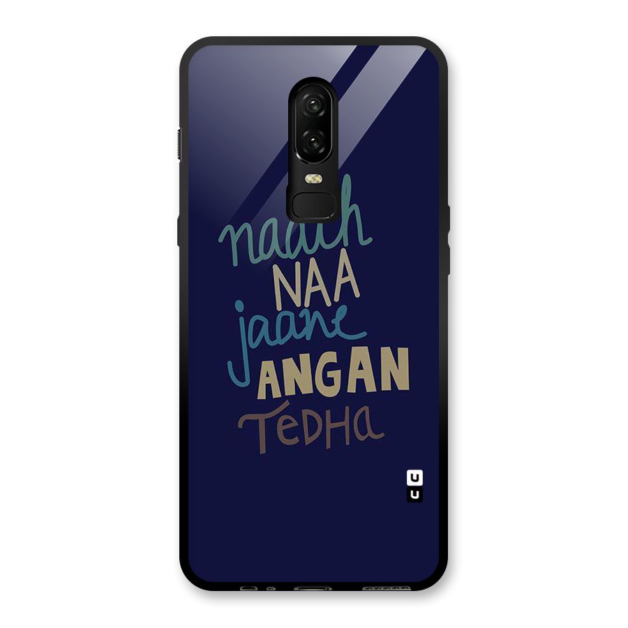 Dance Words Glass Back Case for OnePlus 6