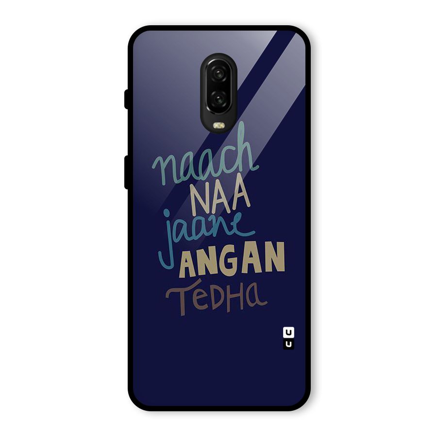 Dance Words Glass Back Case for OnePlus 6T