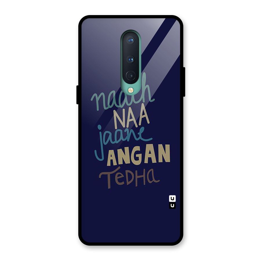 Dance Words Glass Back Case for OnePlus 8