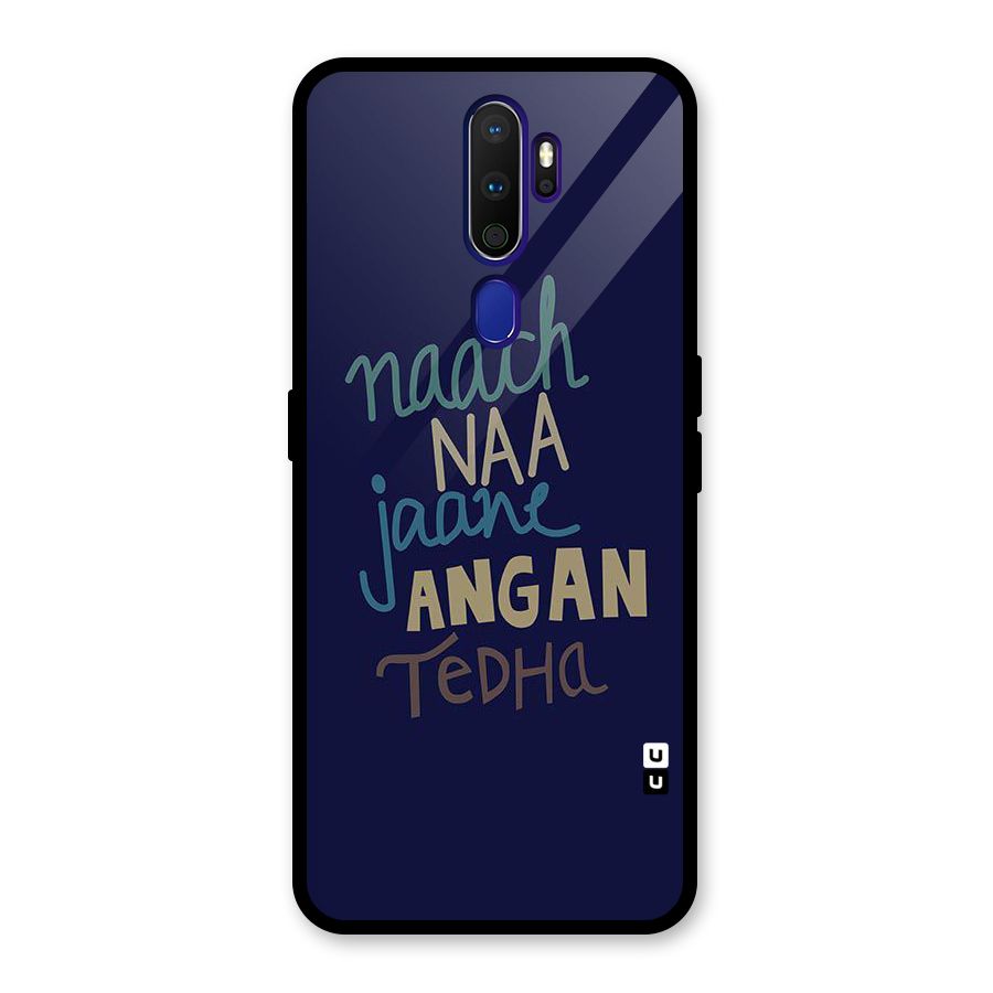 Dance Words Glass Back Case for Oppo A9 (2020)