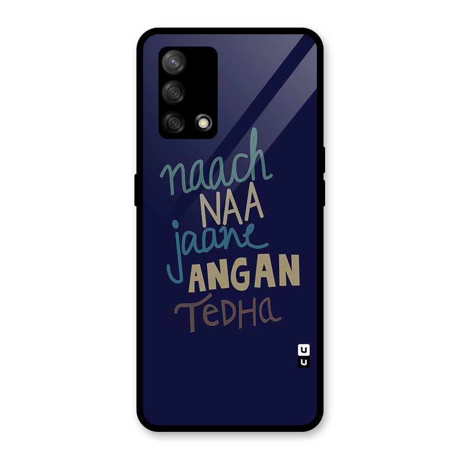 Dance Words Glass Back Case for Oppo F19