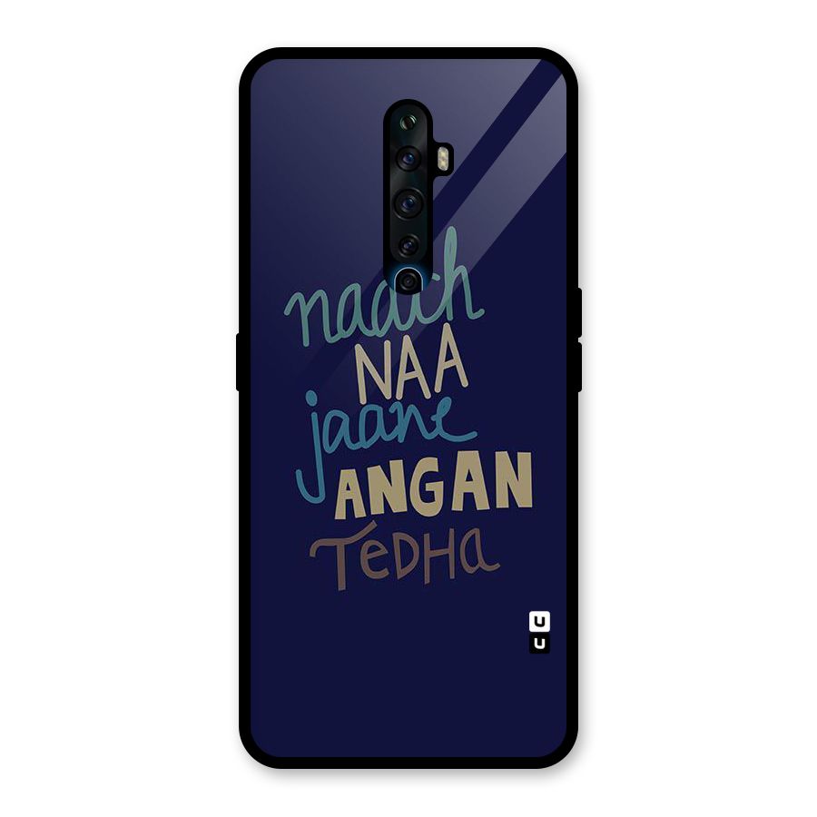 Dance Words Glass Back Case for Oppo Reno2 Z