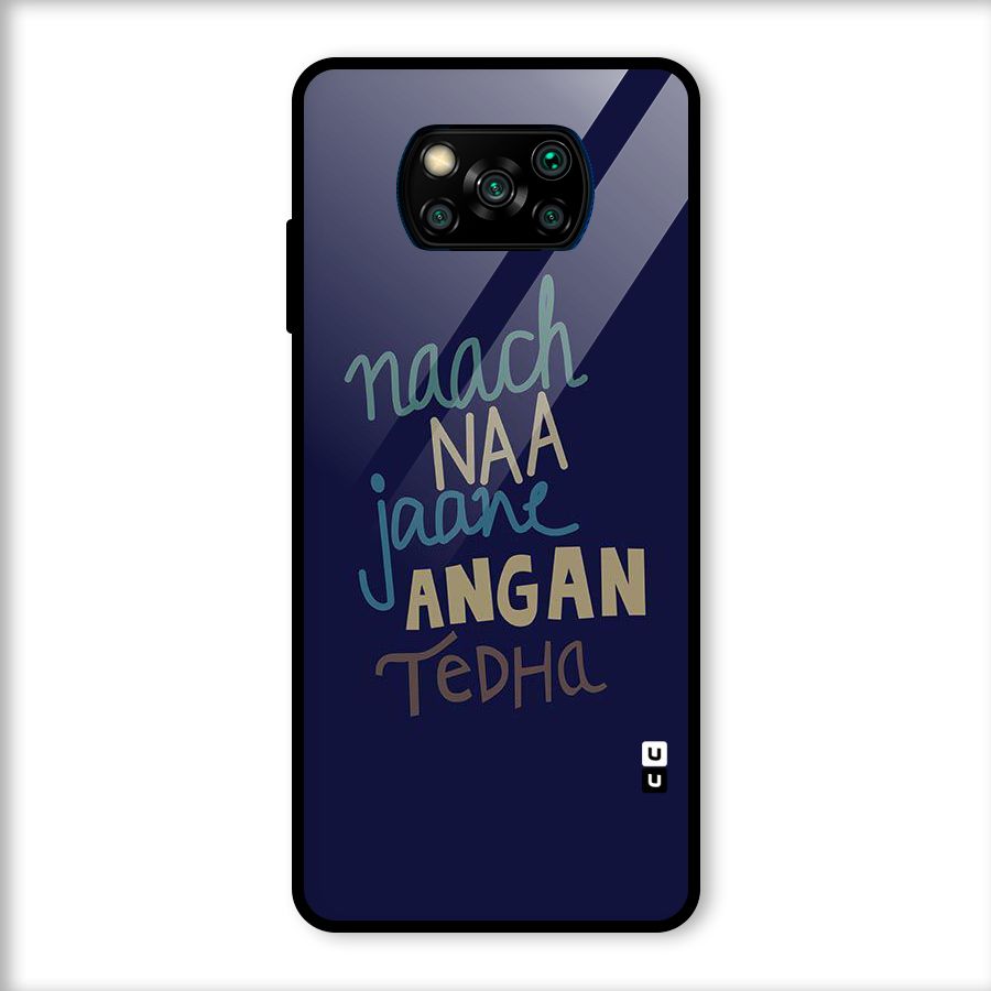 Dance Words Glass Back Case for Poco X3