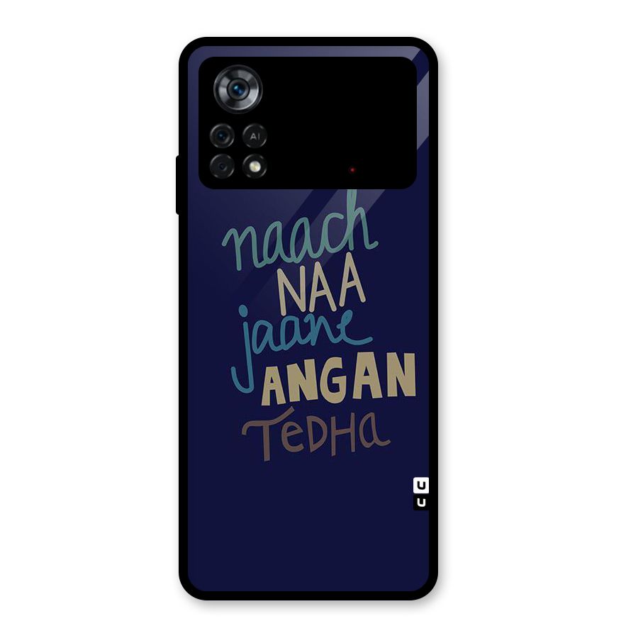 Dance Words Glass Back Case for Poco X4 Pro 5G