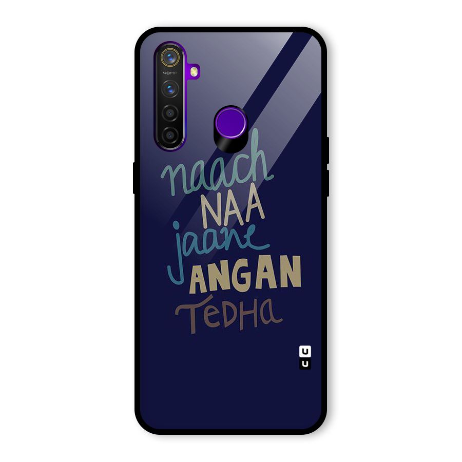 Dance Words Glass Back Case for Realme 5 Pro