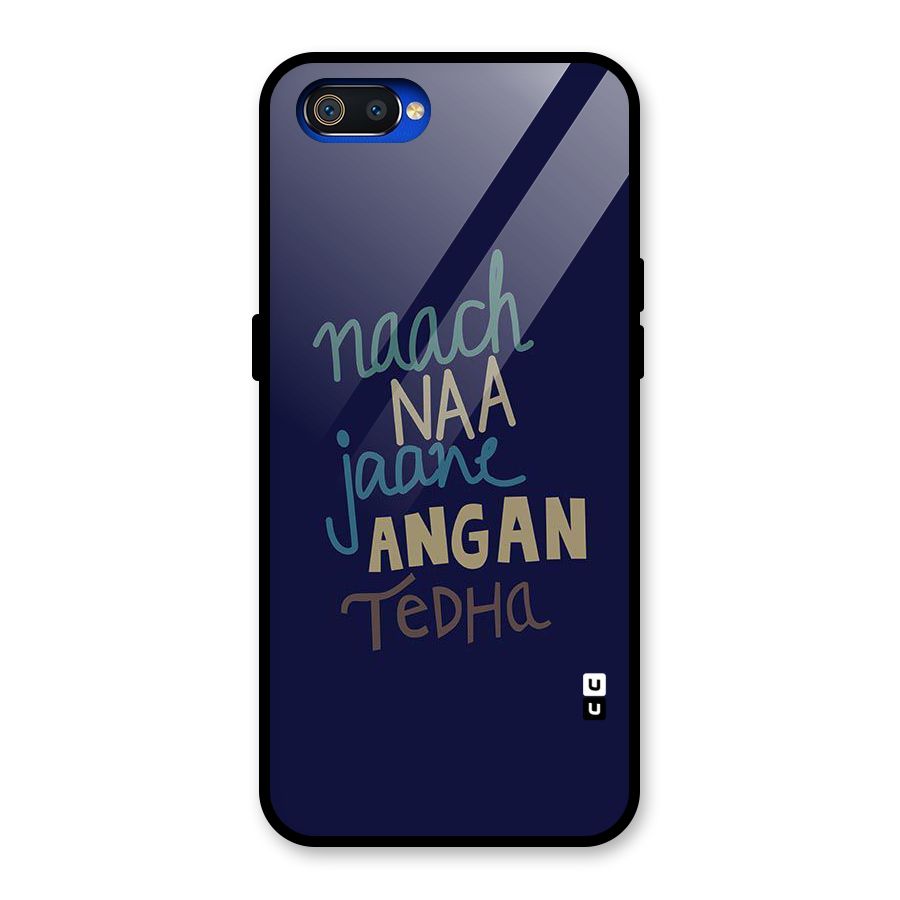 Dance Words Glass Back Case for Realme C2