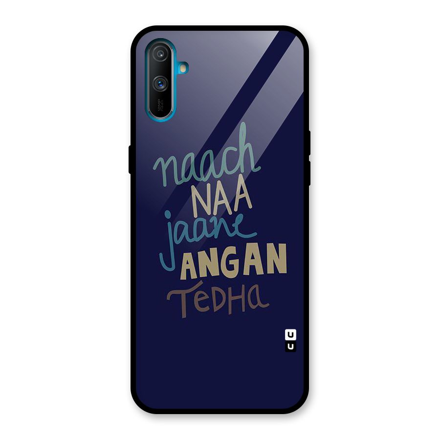 Dance Words Glass Back Case for Realme C3