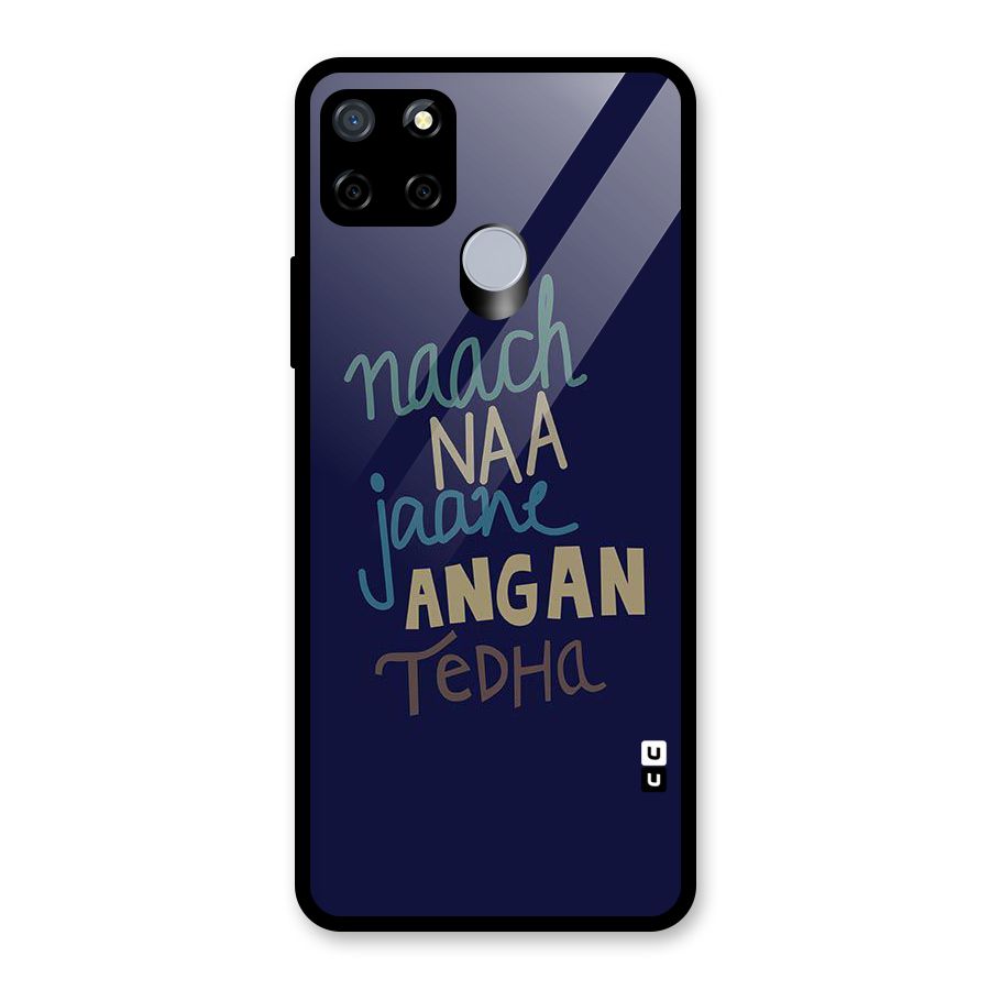 Dance Words Glass Back Case for Realme Narzo 20