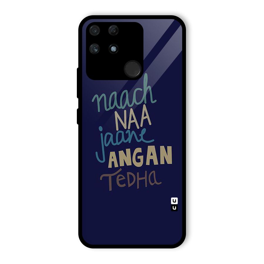 Dance Words Glass Back Case for Realme Narzo 50A