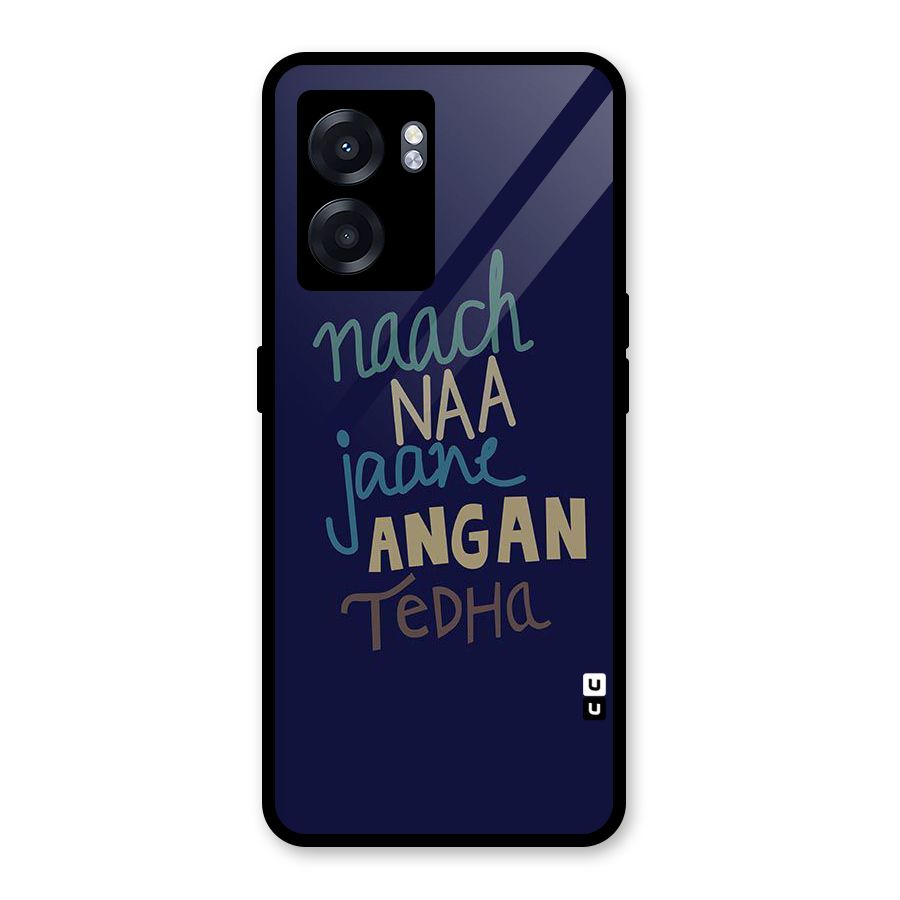 Dance Words Glass Back Case for Realme Narzo 50 5G