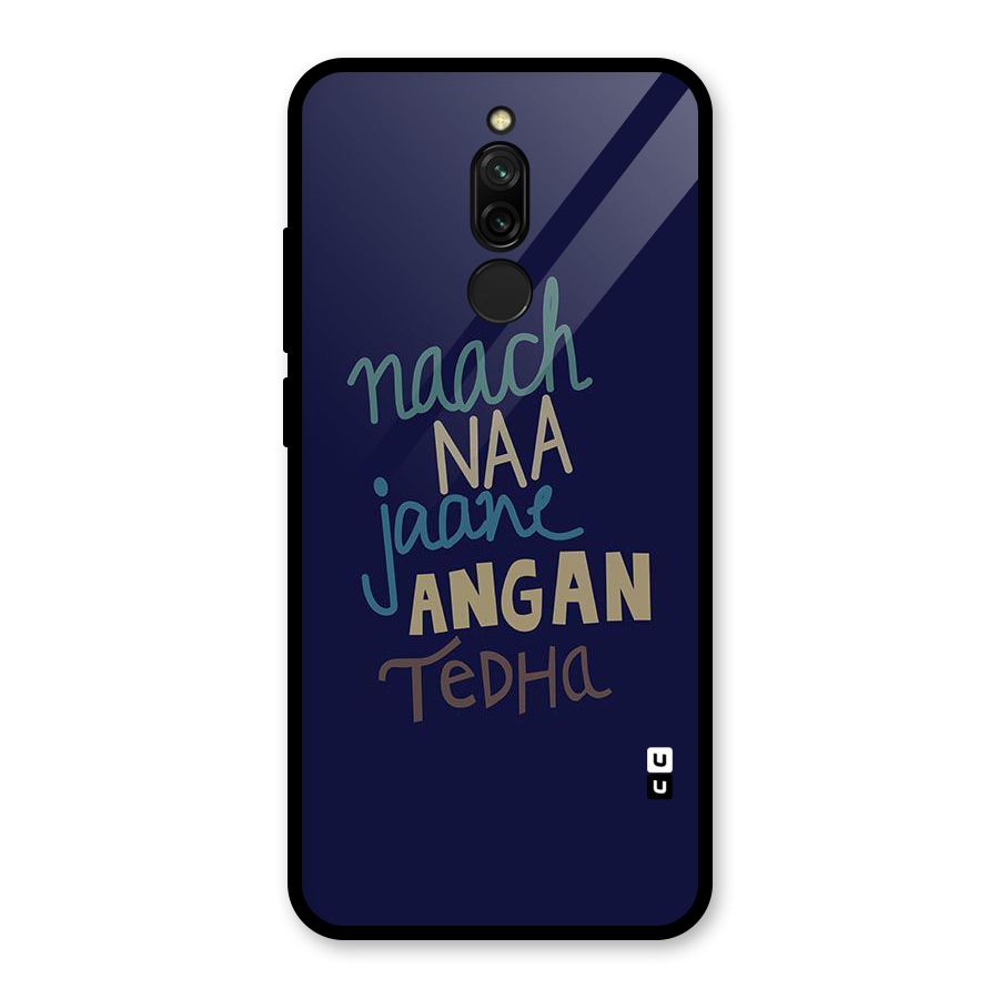 Dance Words Glass Back Case for Redmi 8