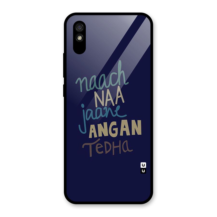 Dance Words Glass Back Case for Redmi 9A