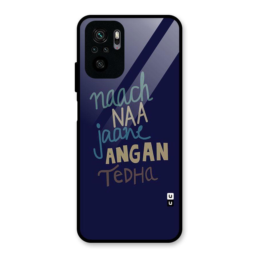 Dance Words Glass Back Case for Redmi Note 10S