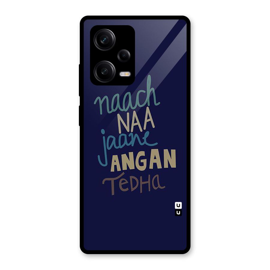 Dance Words Glass Back Case for Redmi Note 12 Pro
